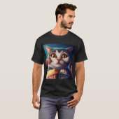 Cat Movie Throw T-shirt (Voorkant volledig)