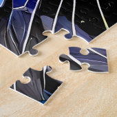 Cat Mozaïek Glas in lood Designer Puzzel (Zijkant)