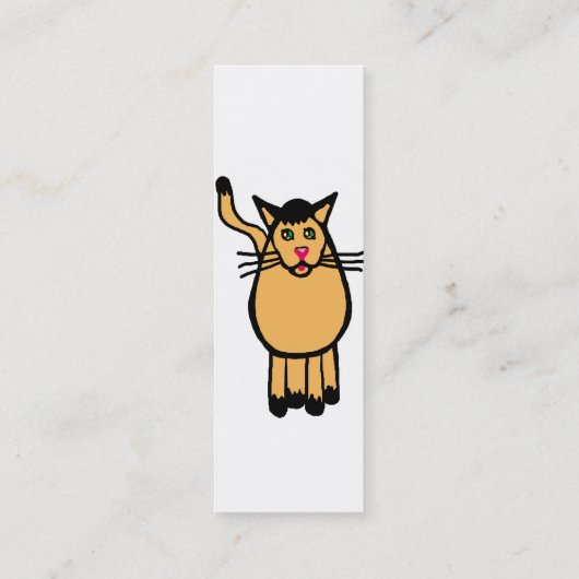 Cat Mrowr Mini Visitekaartje (Achterkant)