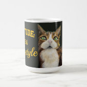 Cat mug catitude it's a lifestyle koffiemok (Center)