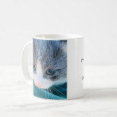 Cat Mug, Morning Mood, Funny Mug Koffiemok (Voorkant links)