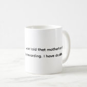 Cat Mug, Motherhood Fun, Funny Mug Koffiemok (Voorkant rechts)
