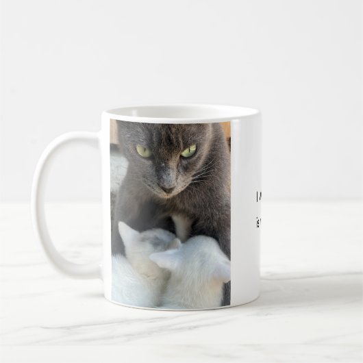 Cat Mug, Motherhood Fun, Funny Mug Koffiemok (Links)