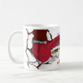 Cat Mug Wishing Merry Christmas Koffiemok (Links)