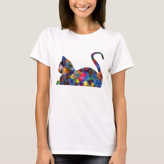 Cat Multi-Colour Shirt (Voorkant)