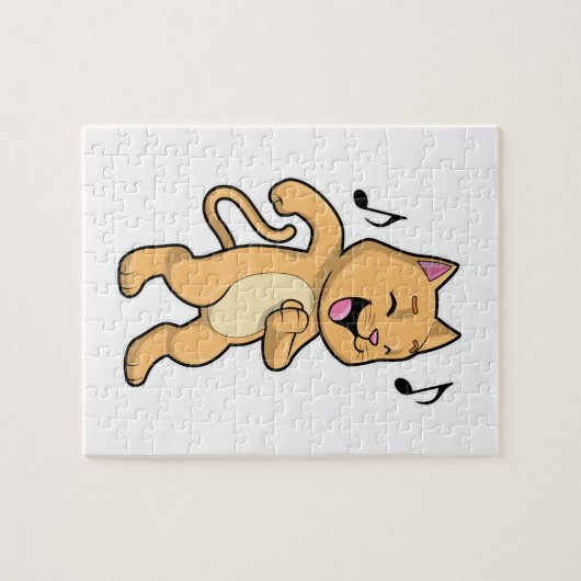 Cat Music Dance Legpuzzel (Horizontaal)