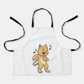 Cat Music Dance Schort (Voorkant)