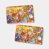 Cat Musical Band Badge (Front & Back)