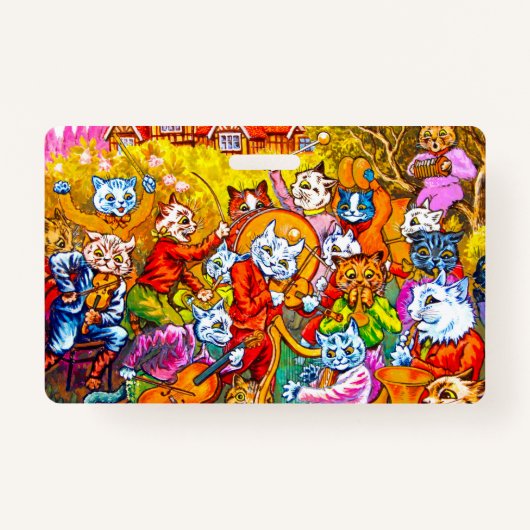 Cat Musical Band Badge (Voorkant)