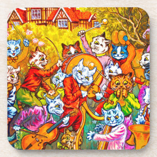 Cat Musical Band Bier Onderzetter