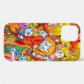 Cat Musical Band Case-Mate iPhone Case (Achterkant (horizontaal))