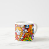 Cat Musical Band Espresso Kop (Voorkant rechts)