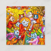 Cat Musical Band Informatiekaartje (Voorkant)