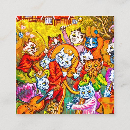 Cat Musical Band Informatiekaartje (Voorkant)