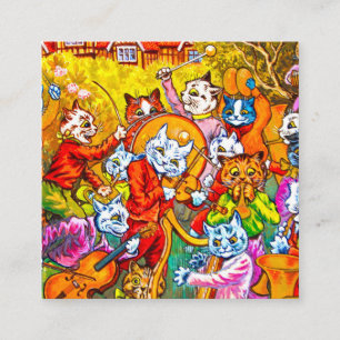 Cat Musical Band Informatiekaartje