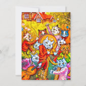 Cat Musical Band Kaart (Voorkant)