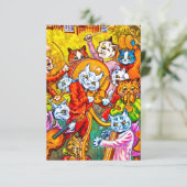 Cat Musical Band Kaart (Staand voorkant)