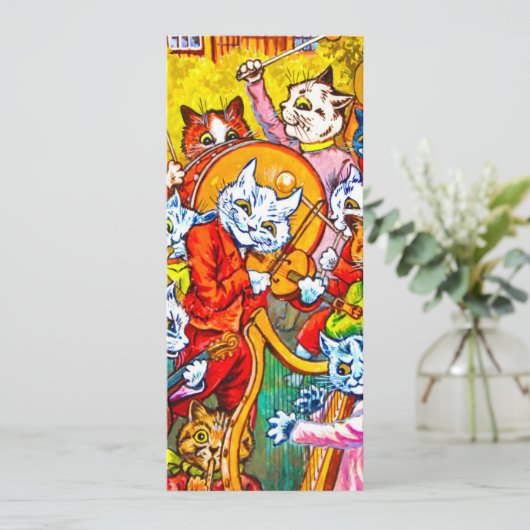 Cat Musical Band Kaart (Staand voorkant)