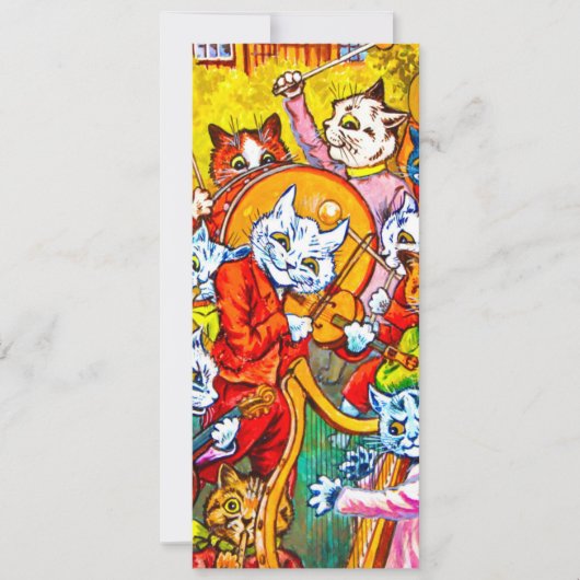 Cat Musical Band Kaart (Voorkant)