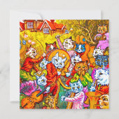 Cat Musical Band Kaart (Voorkant)