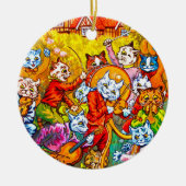 Cat Musical Band Keramisch Ornament (Voorkant)