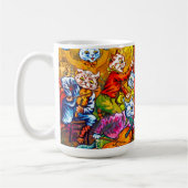 Cat Musical Band Koffiemok (Links)