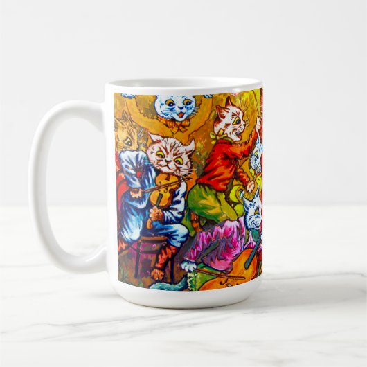 Cat Musical Band Koffiemok (Links)