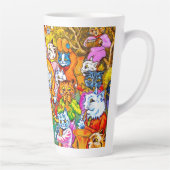 Cat Musical Band Latte Mok (Rechts)