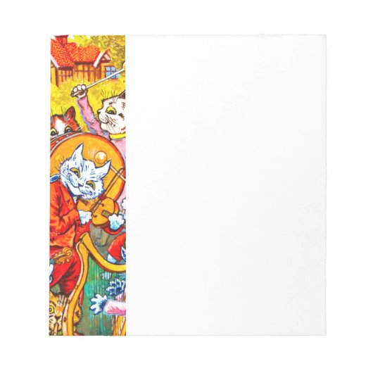 Cat Musical Band Notitieblok (Voorkant)