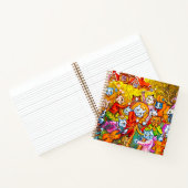 Cat Musical Band Notitieboek (Binnen)