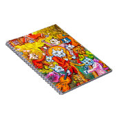 Cat Musical Band Notitieboek (Rechterzijde)