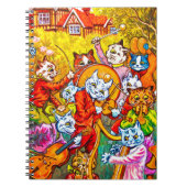 Cat Musical Band Notitieboek (Voorkant)