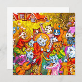 Cat Musical Band Save The Date (Voorkant / Achterkant)