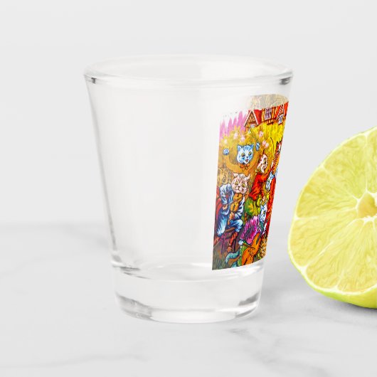 Cat Musical Band Shot Glas (Links)