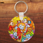 Cat Musical Band Sleutelhanger (Voorkant)