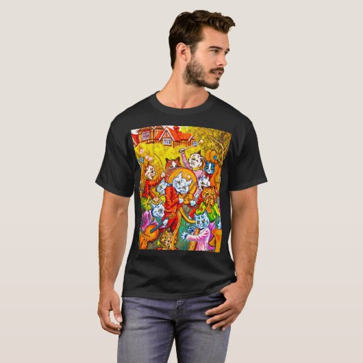 Cat Musical Band T-shirt (Voorkant volledig)