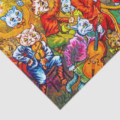 Cat Musical Band Tissuepapier (Detail)