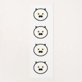 CAT MUSTACHE CAT YOGA MATS YOGAMAT (Voorkant)