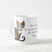 Cat: My "I Knocked Something off the Table" Face Koffiemok (Voorkant links)