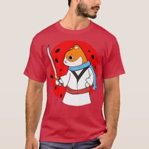 Cat Mythos Bushido Ronin Japans Samurai (2) T-shirt