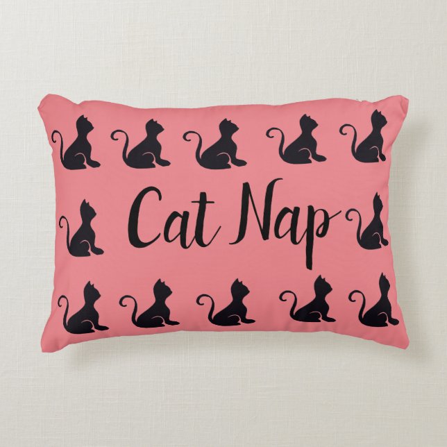 Cat Nap Accent Kussen (Voorkant)