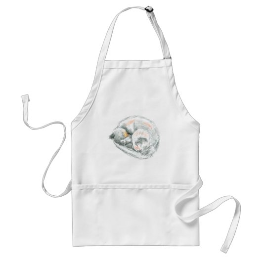 Cat Nap Apron Standaard Schort (Voorkant)