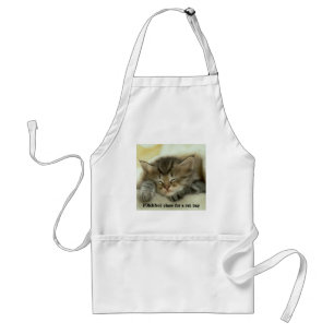 Cat Nap Apron Standaard Schort