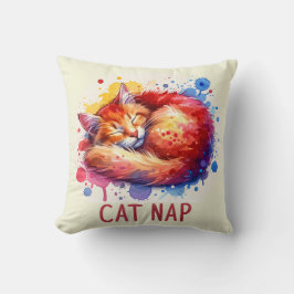 Cat Nap Artistiek Kussen