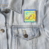 Cat Nap Button Badge (In situ)