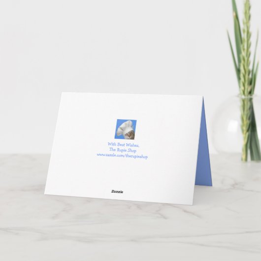 Cat Nap Get Well Kaart (Achterkant)