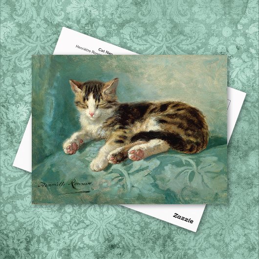 Cat Nap Henriëtte Ronner-Knip Briefkaart