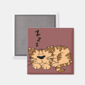 Cat Nap Kat Magnet (Voorkant / Achterkant)