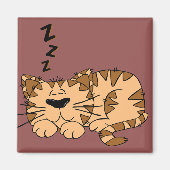 Cat Nap Kat Magnet (Voorkant)