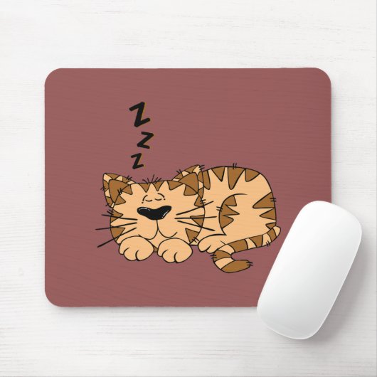 Cat Nap Kat Mousepad Muismat (Met muis)